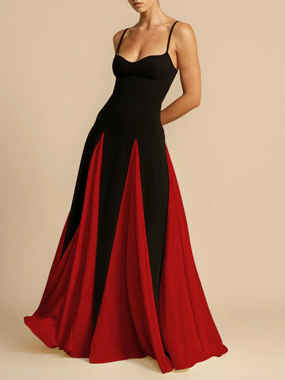 Boho Chic Cold Shoulder Maxi Party Dress