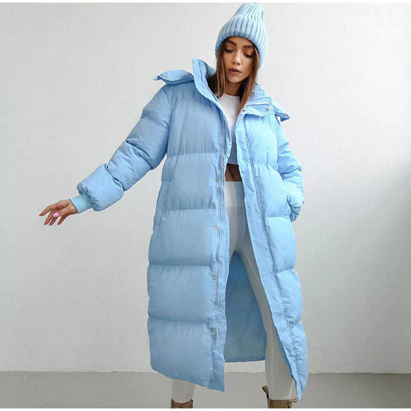 Thick Insulated Down Parka Coat for Women