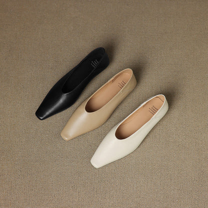 Emor Genuine Leather Flats