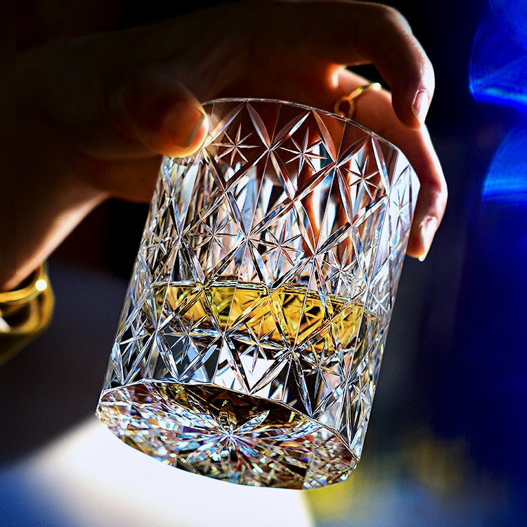 Luxury Whisky Glass Set in Wooden Gift Box - BritishElegance