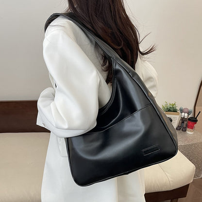 Big Student Tote Bag - Roomy Shoulder Crossbody Bag - BritishElegance