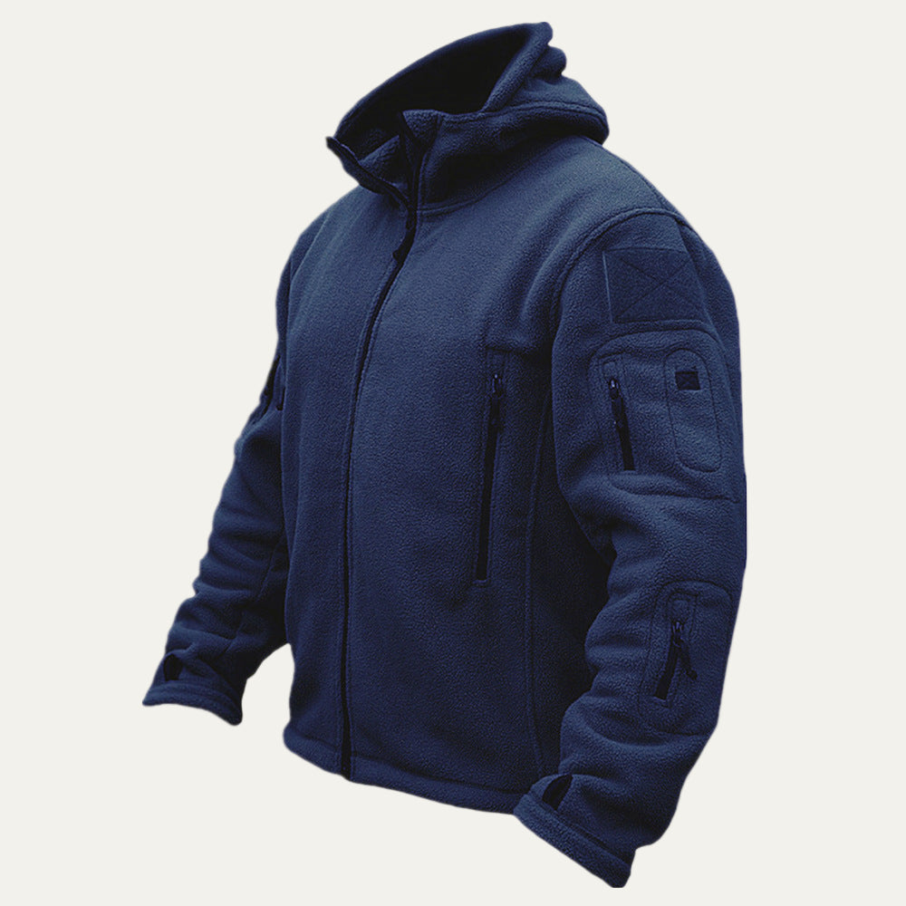 Men’s Tactical Full Zip Hooded Fleece Jacket