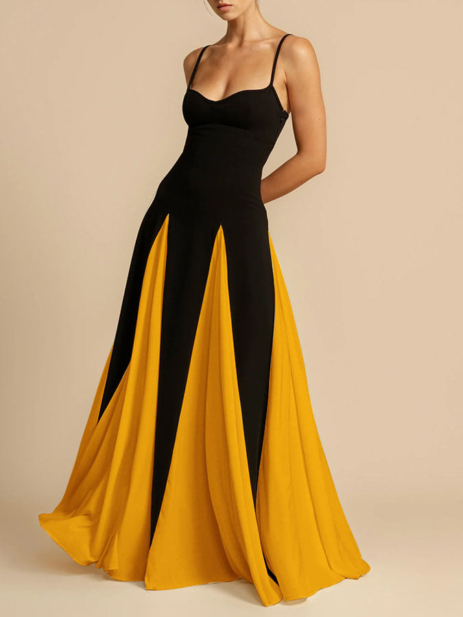 Boho Chic Cold Shoulder Maxi Party Dress