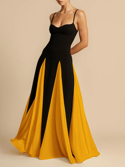 Boho Chic Cold Shoulder Maxi Party Dress