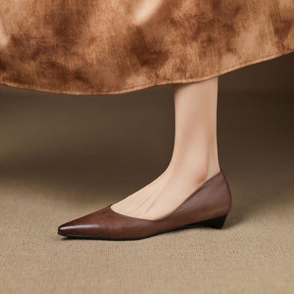 Irella Genuine Leather Flats