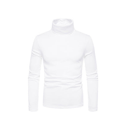 Men’s Form Fitting Soft Knit Turtleneck Top