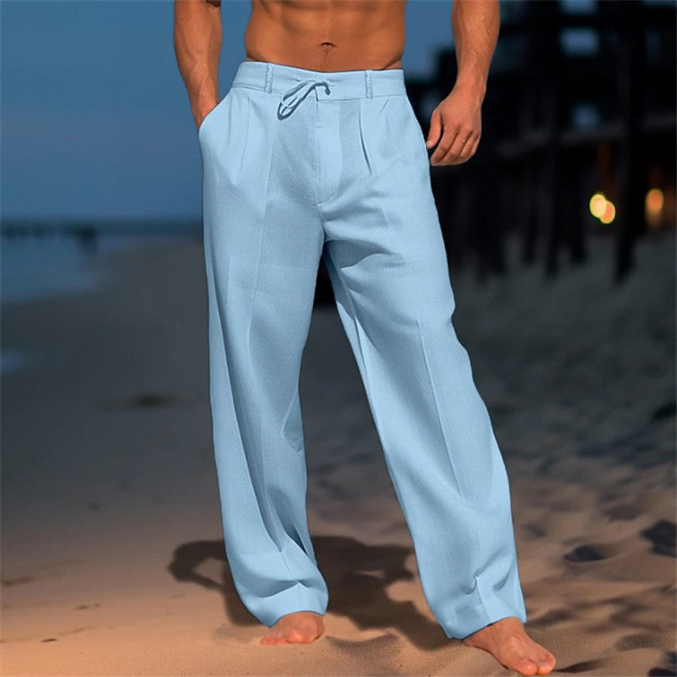Men's Comfortable Casual Drawstring Trousers