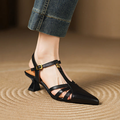 Viara Genuine Leather Heels