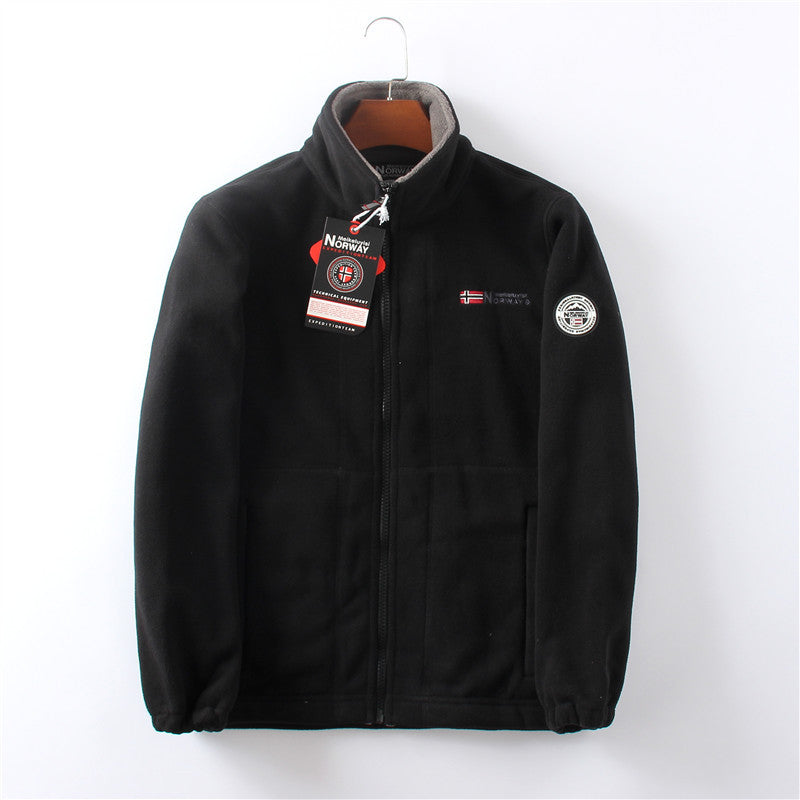 Waterproof Men's Full Zip High Neck Jacket