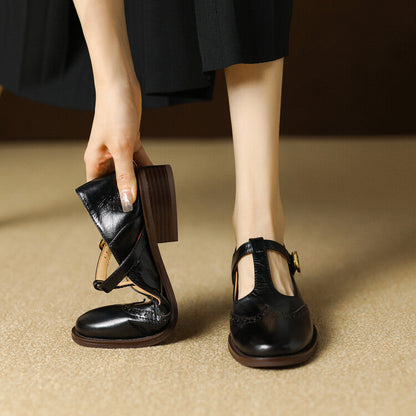 Myra Genuine Leather Shoes