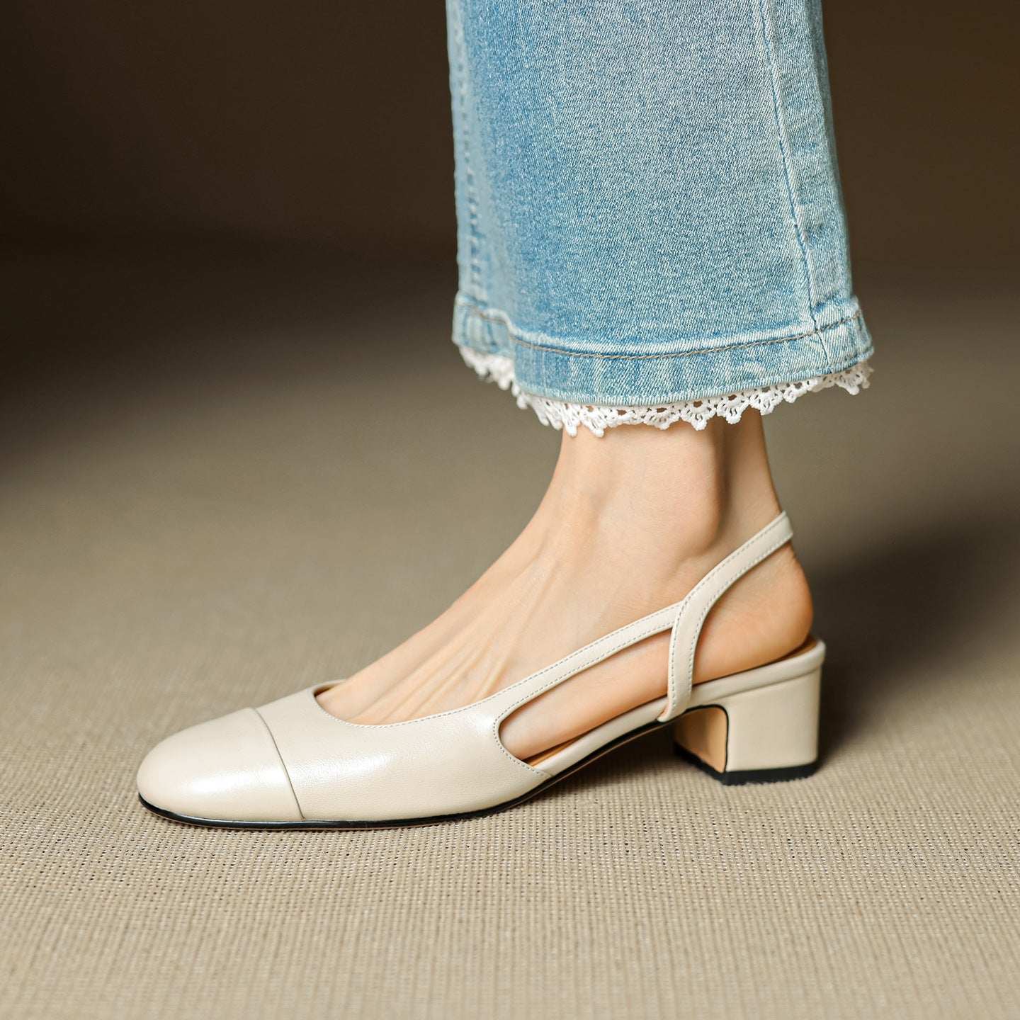 Lureth Genuine Leather Pumps