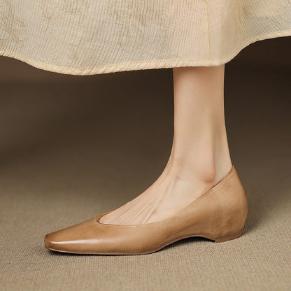 Oren Genuine Leather Flats