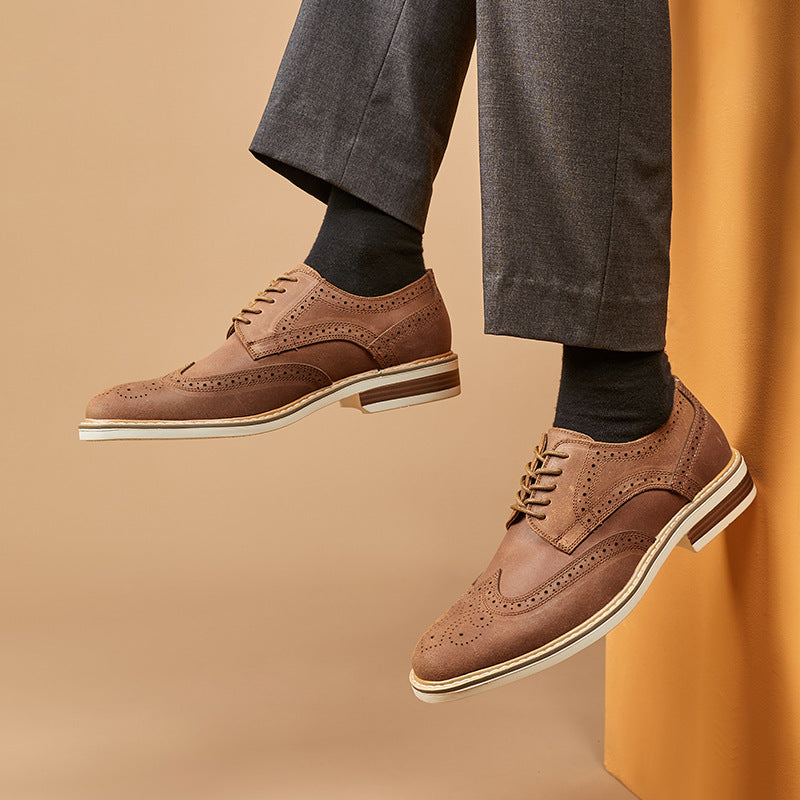 Zaviar Genuine Leather Shoes
