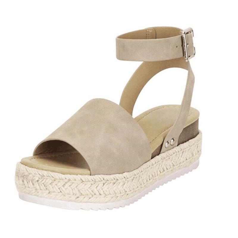 Trendy Womens Espadrille Wedge Sandals