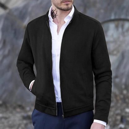 Cevori Fleece Jacket with Stand-Up Collar