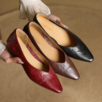 Valmir Genuine Leather Mules