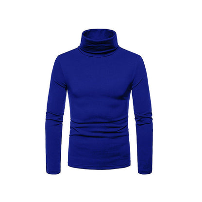 Men’s Form Fitting Soft Knit Turtleneck Top