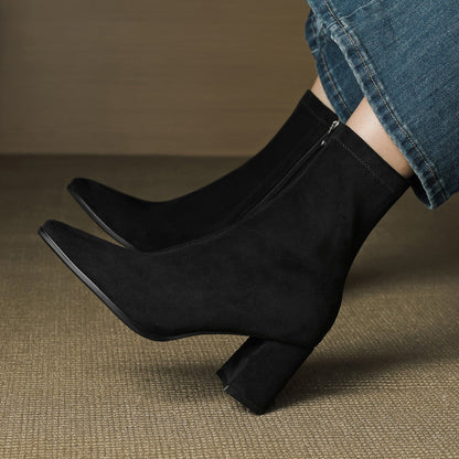 Alora Genuine Suede Boots