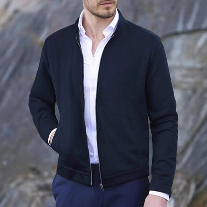 Cevori Fleece Jacket with Stand-Up Collar