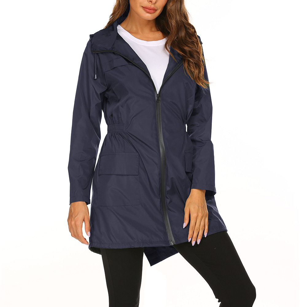 Waterproof Women's Hooded Rain Coat