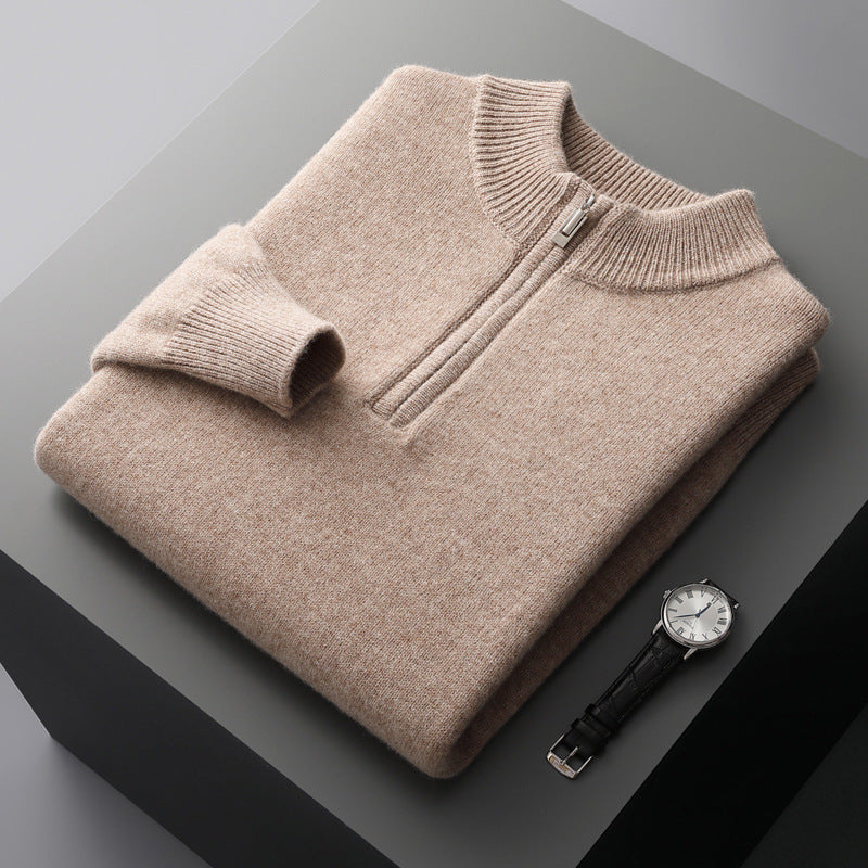 Pure Australian Wool Crew Neck Sweater - BritishElegance