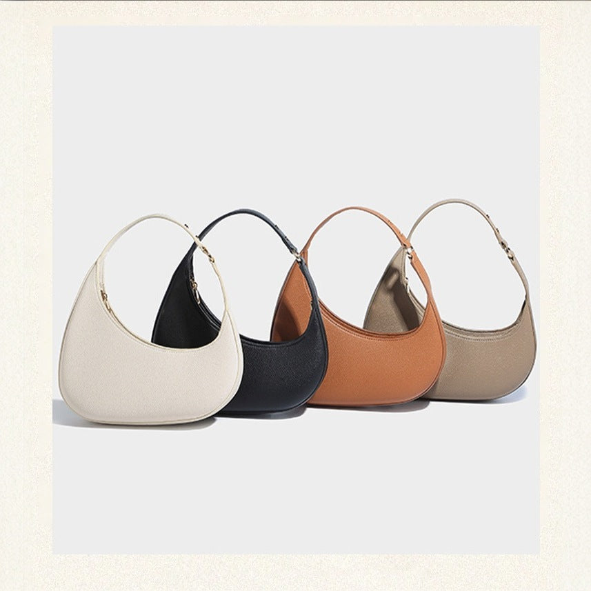 Chic Crescent Crossbody Bag - Slim & Versatile Everyday Carry - BritishElegance