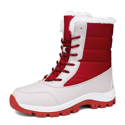 Waterproof women's snow boots - insulated winter boots with non-slip soles
