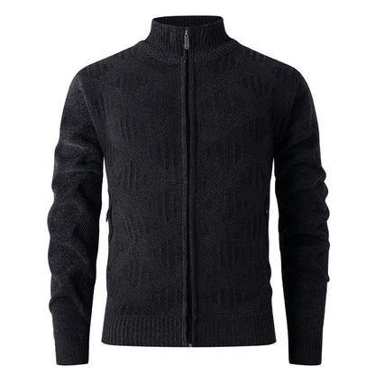 Cevori Modern Design Structured Fit Zip Cardigan