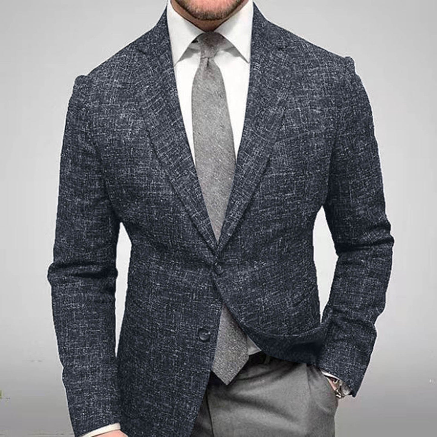 Archie | Men's Tailored Fit Peak Lapel Jacket