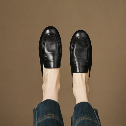 Serin Genuine Leather Mules