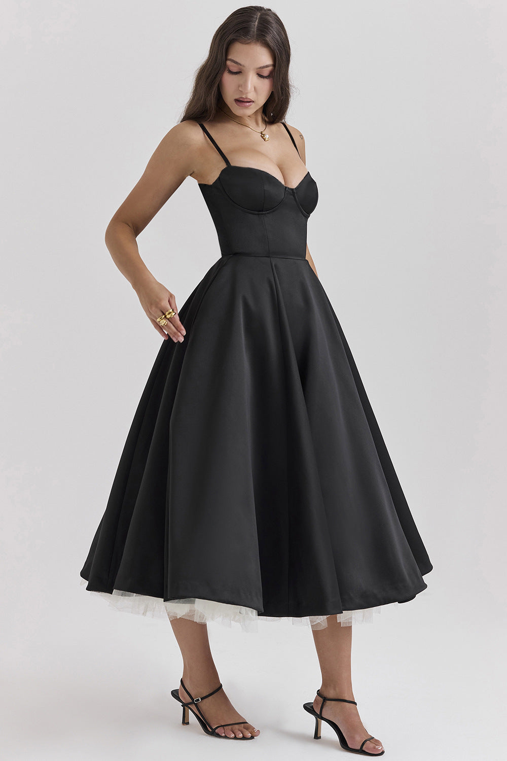 Beautiful Ruffled Off Shoulder Maxi Dress