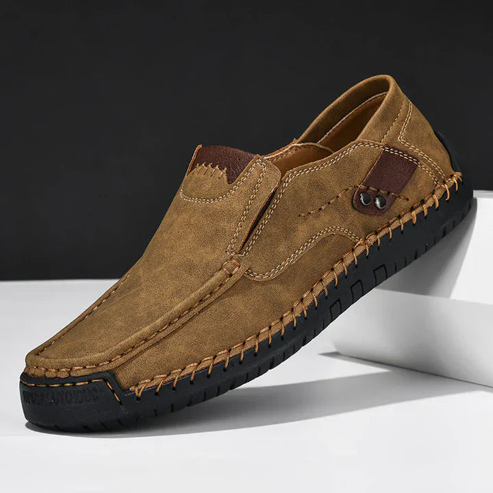 Classic Leather Shoes with Grip Sole