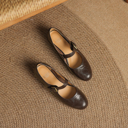 Elva Genuine Leather Shoes