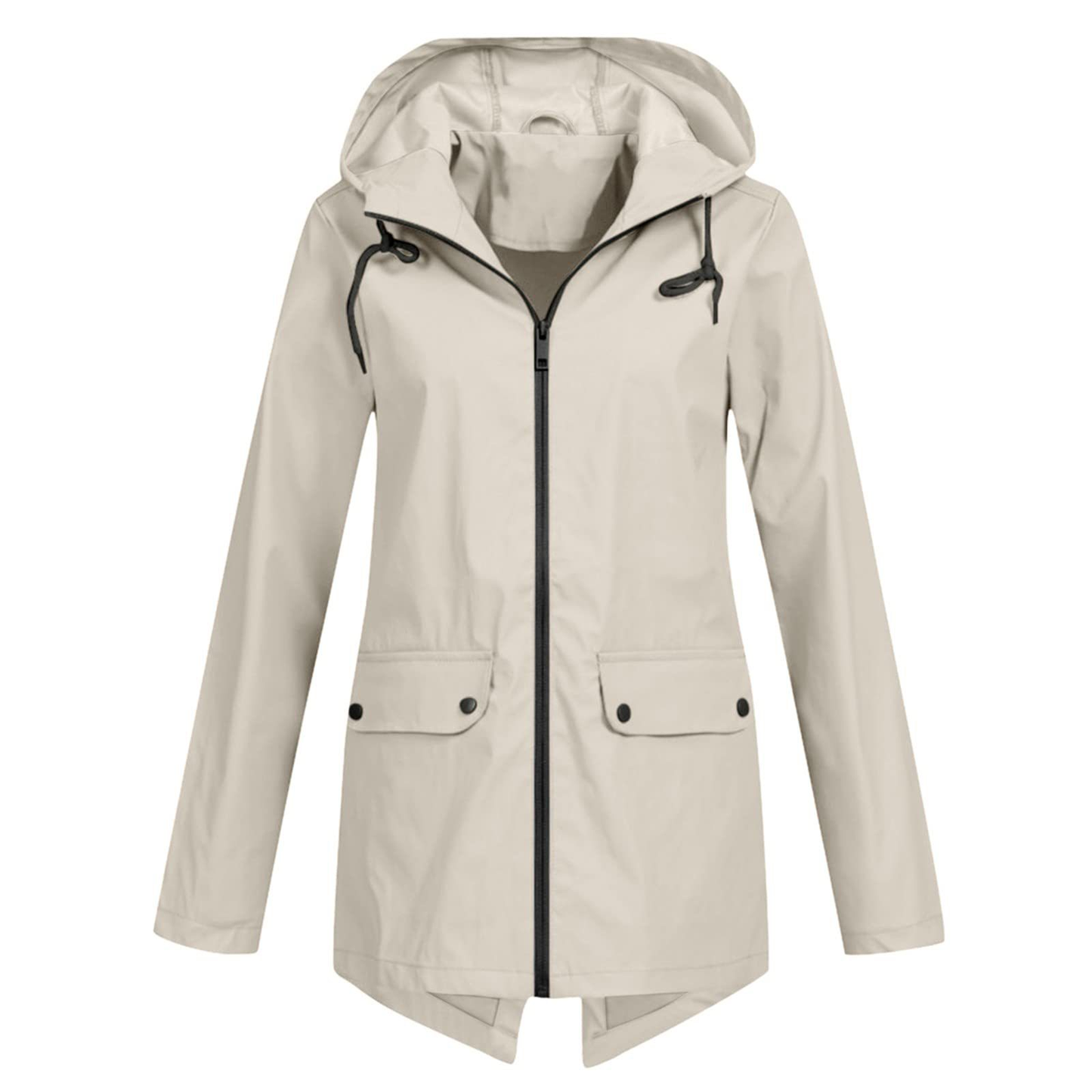 Ladies' Fleece Hooded Coat Jacket