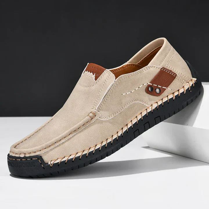 Classic Leather Shoes with Grip Sole
