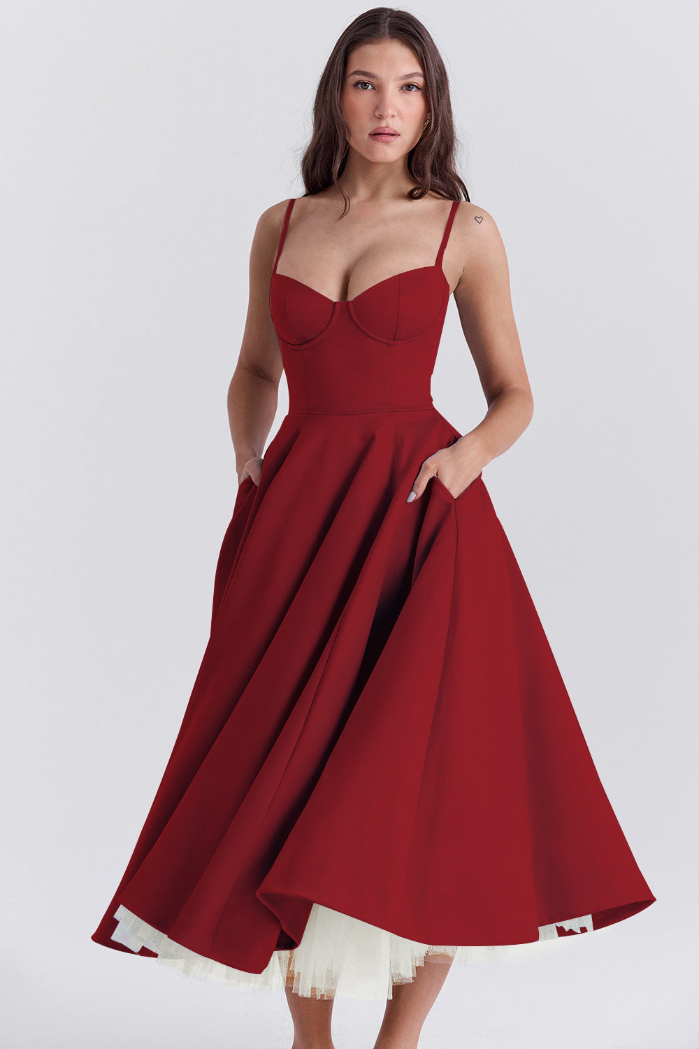 Beautiful Ruffled Off Shoulder Maxi Dress