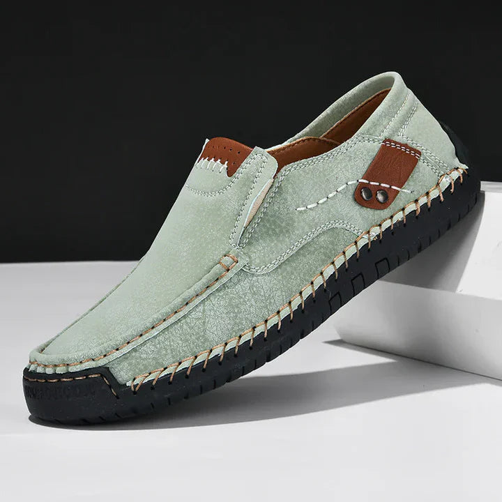 Classic Leather Shoes with Grip Sole