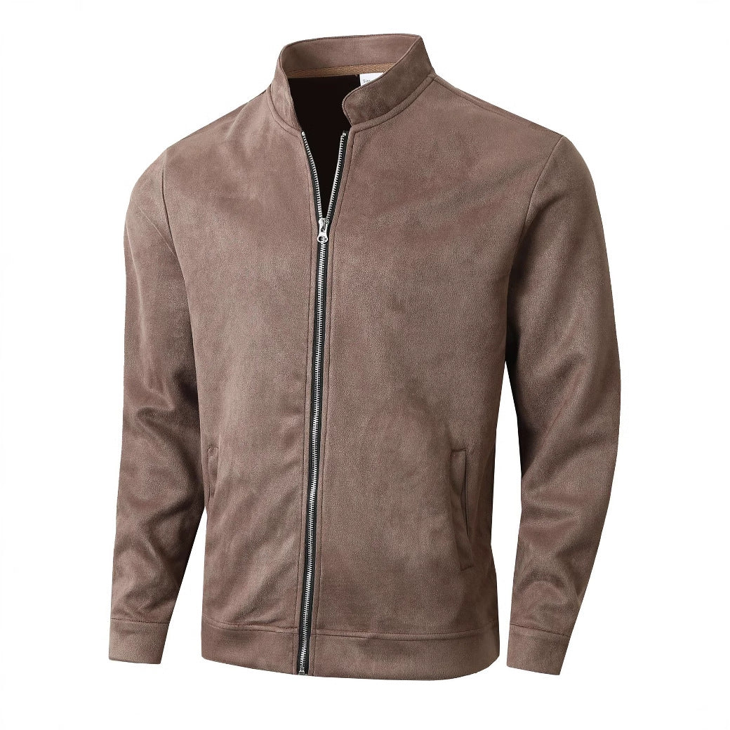 Cevori Fleece Jacket with Stand-Up Collar