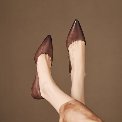 Irella Genuine Leather Flats