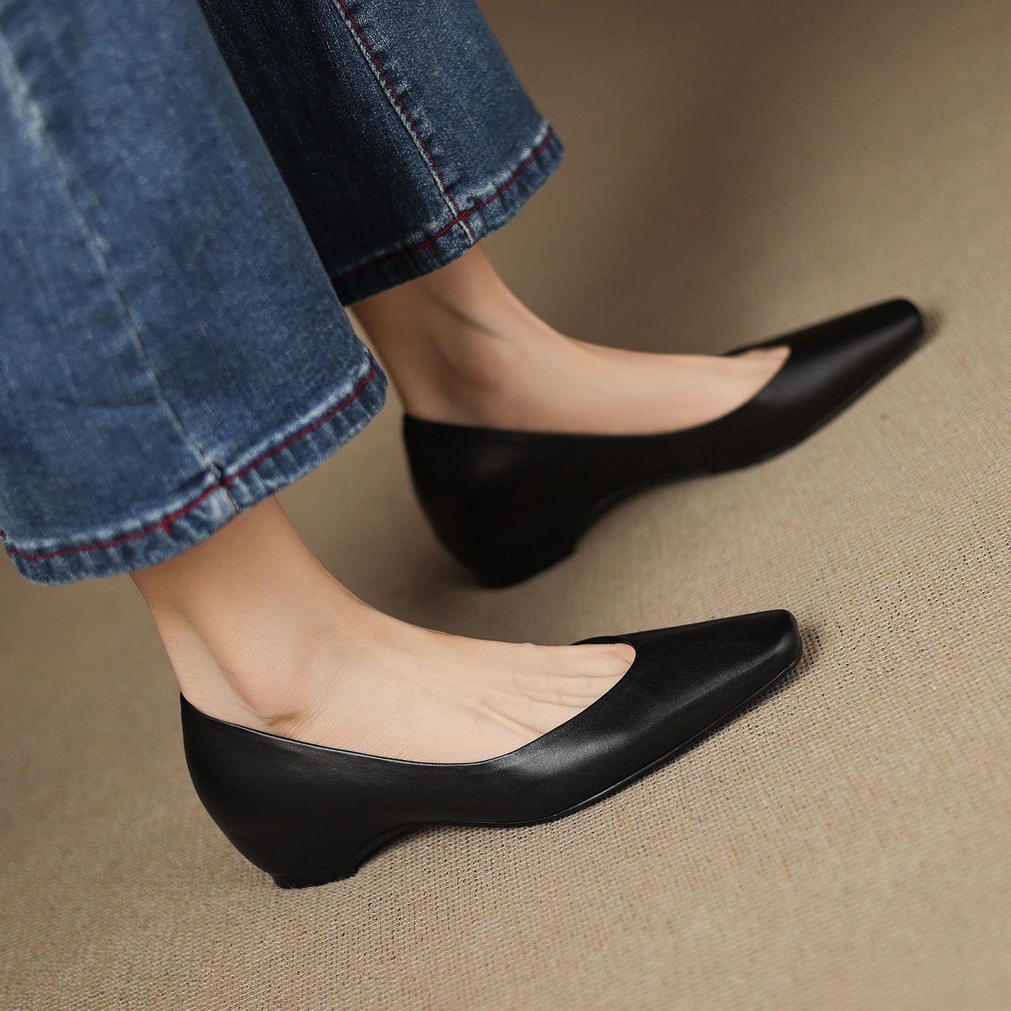 Oren Genuine Leather Flats