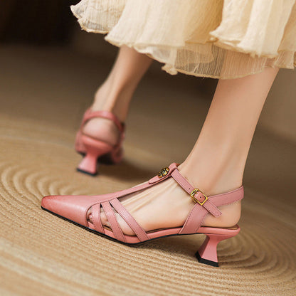 Viara Genuine Leather Heels