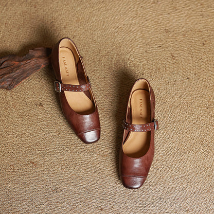 Elry Genuine Leather Shoes