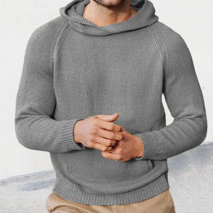 Cevori Fine Mesh Style Hooded Knitted Jumper
