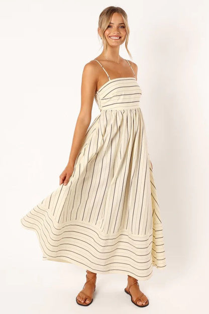 Trendy Open Back Summer Dress