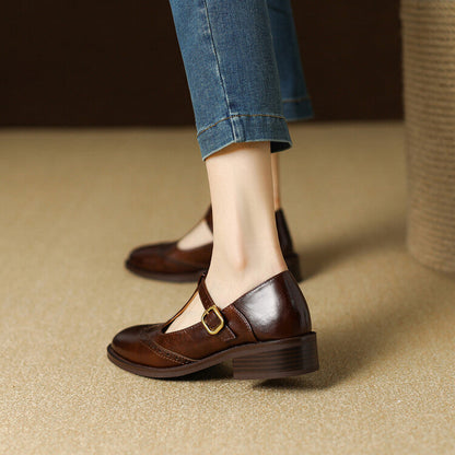 Myra Genuine Leather Shoes