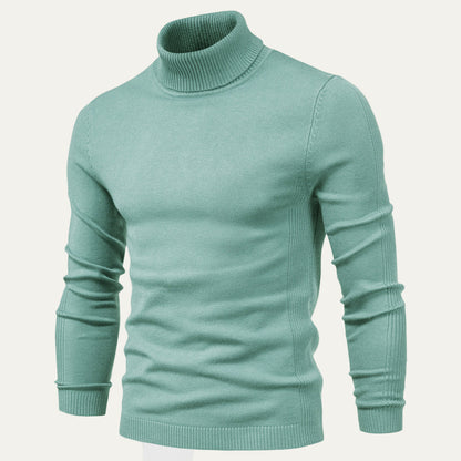 Men’s Modern High Collar Turtleneck Sweater