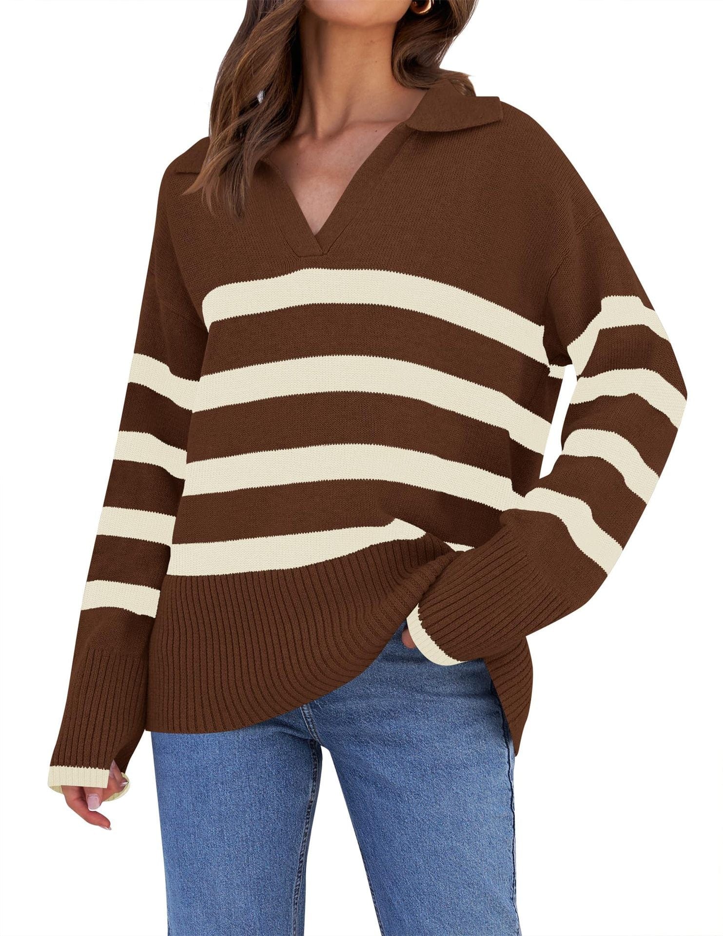 Cozy Oversized Winter Sweater Modern Casual Style - BritishElegance