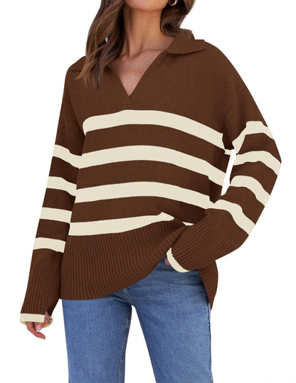 Cozy Oversized Winter Sweater Modern Casual Style - BritishElegance