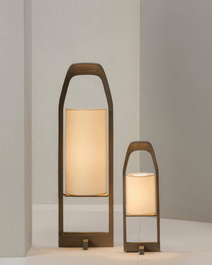 Traditional Wooden Floor Lamp, Warm Zen Light - BritishElegance