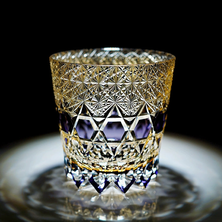 Luxury Crystal Whisky Glass Gift Set with Wood Case - BritishElegance
